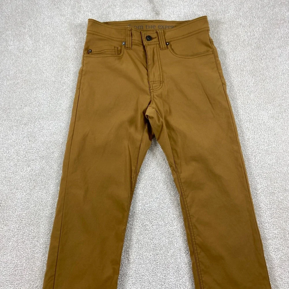 Prana Brion Pants Mens 28x34 (Fits 29x33) Slim Fit Stretch Nylon Outdoor Hiking